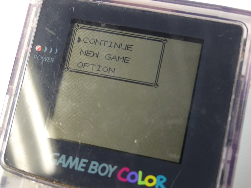 Game Boy Pokemon Blue Spel