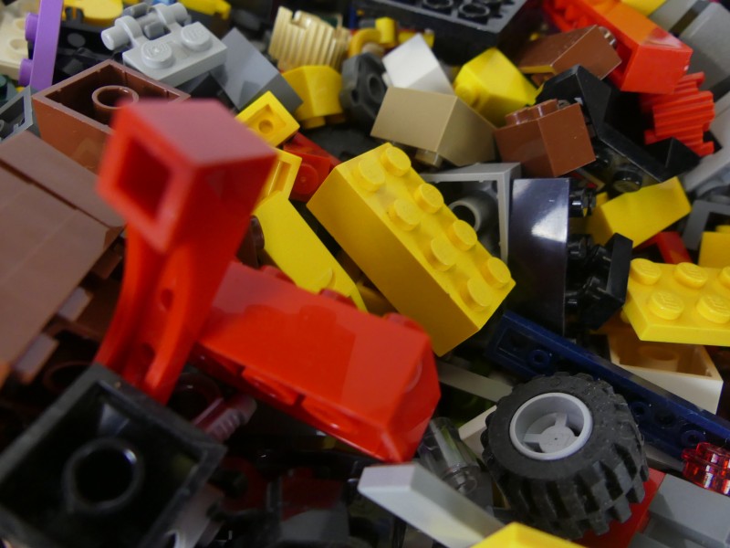 Diverse Lego steentjes en onderdelen