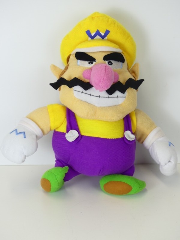 Pluche Mario Bros en Wario