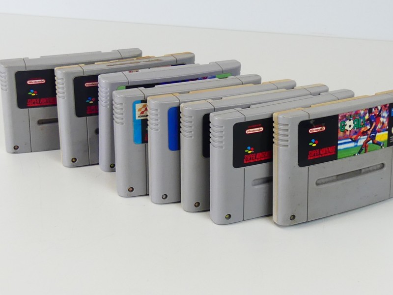 Vintage Super Nintendo SNES Spelletjes