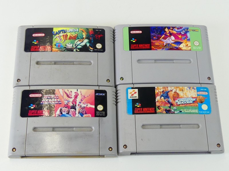 Vintage Super Nintendo SNES Spelletjes