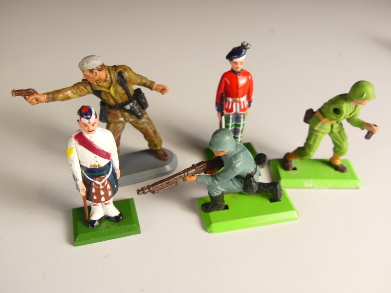 Lot vintage Speelgoedsoldaatjes - Deetail Britains Ltd, 1971