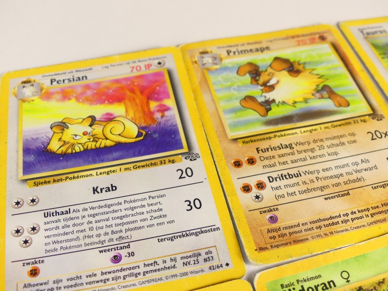 Pokémon Jungle Base set kaarten - ENG(ned/Fr)