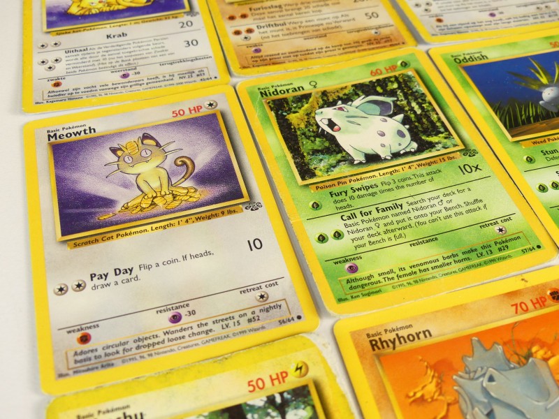 Pokémon Jungle Base set kaarten - ENG(ned/Fr)