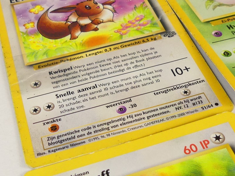 Pokémon Jungle Base set kaarten - ENG(ned/Fr)