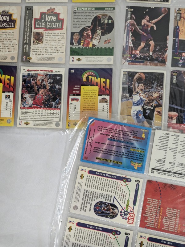 Collectie basketbalkaartjes [90's]
