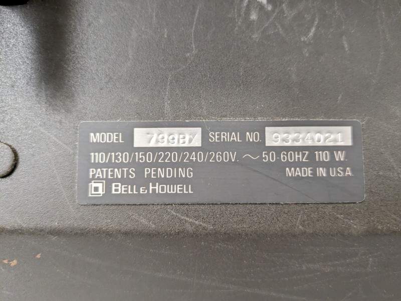 Bell&Howell 799BX Dia projector met ingebouwde cassette speler