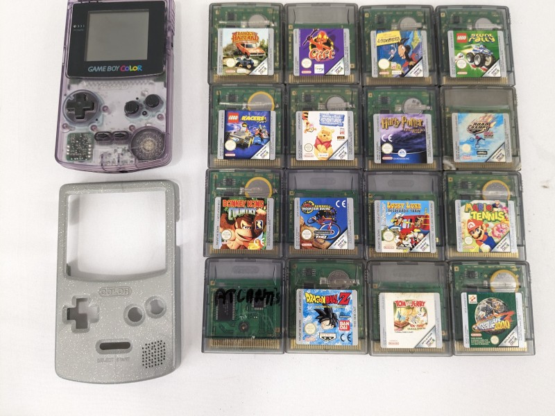 Gameboy color met 16 games