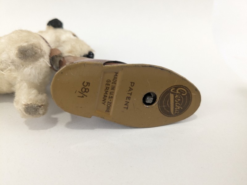 Schuco Turn-Maus 881 & Gescha Teddy dog shoe wind up