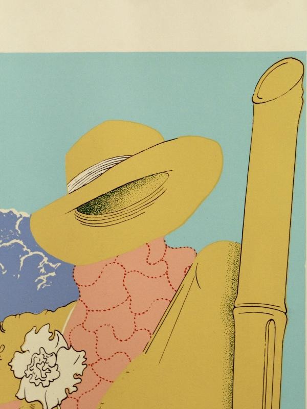 Grafiek "Une espagnole en Ardèche" - Camille De Taeye (1938-2013)