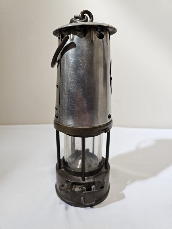 Vintage mijnwerkerslamp