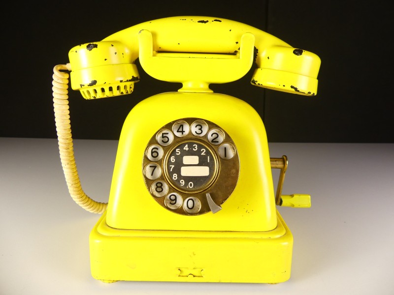 Antieke Telefoon met slinger