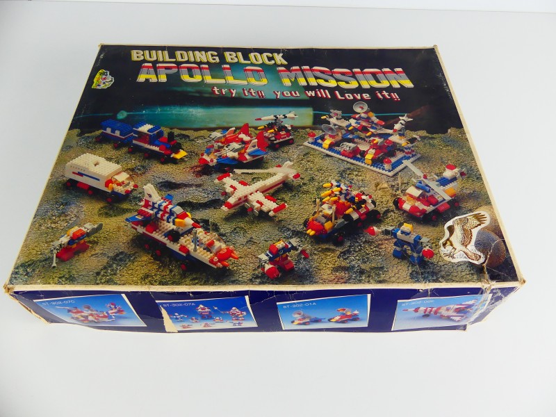 Spiel Steckbausteine Building Block Apollo Mission.