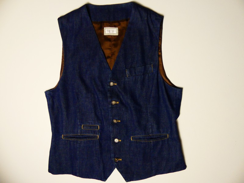 Brunello Cucinelli Denim Vest - Mt 52