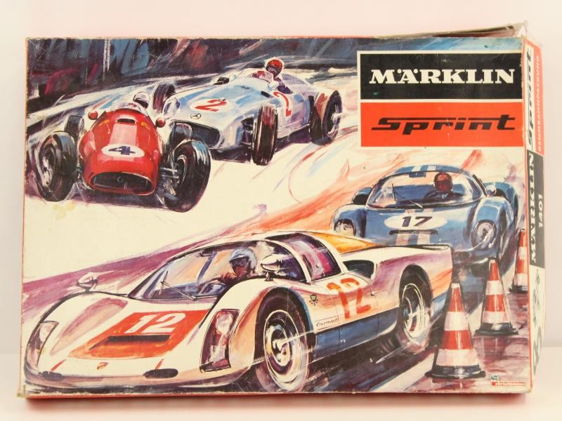 Märklin Sprint race car set en toebehoren