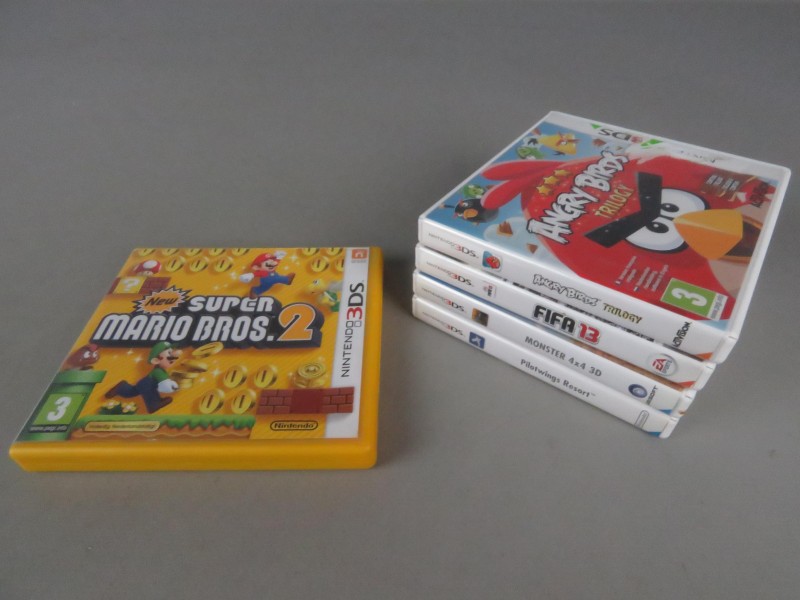 5 Nintendo 3DS games (getest en werkt) compleet