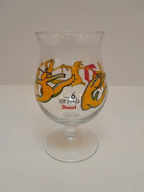 Lot van 6 collectible Duvel glazen