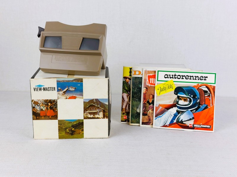 Grijze viewmaster + geschiedenis