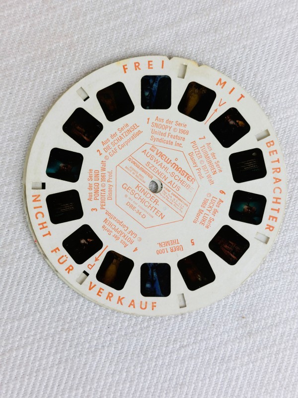 Vintage jaren 60 bakeliet viewmaster + sprookjes