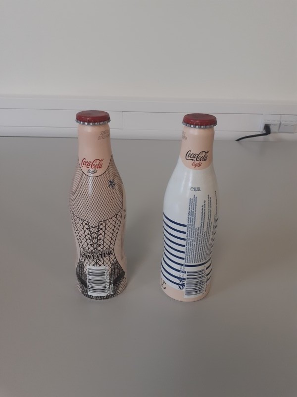 2 Limited edition Coco Cola light Jean Paul Gaultier