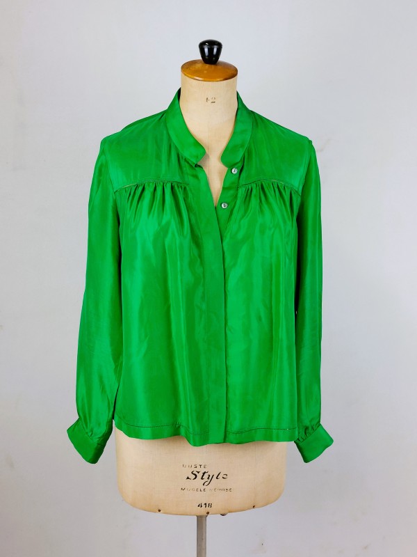 Groene blouse DVN