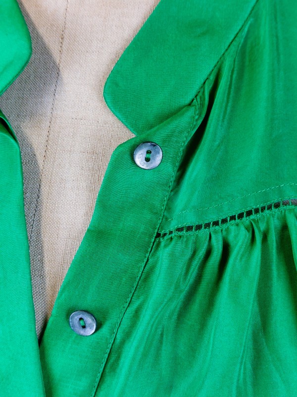 Groene blouse DVN