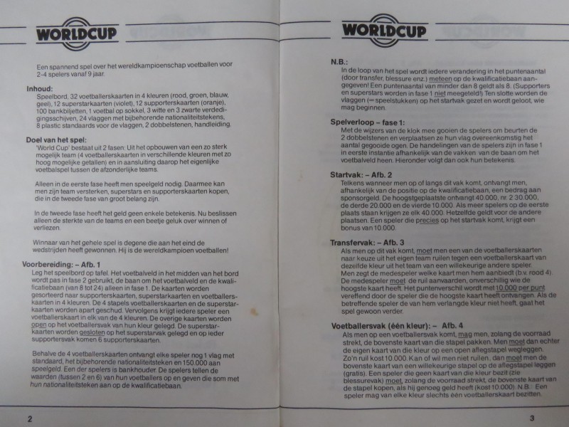 Worldcup bordspel 1981