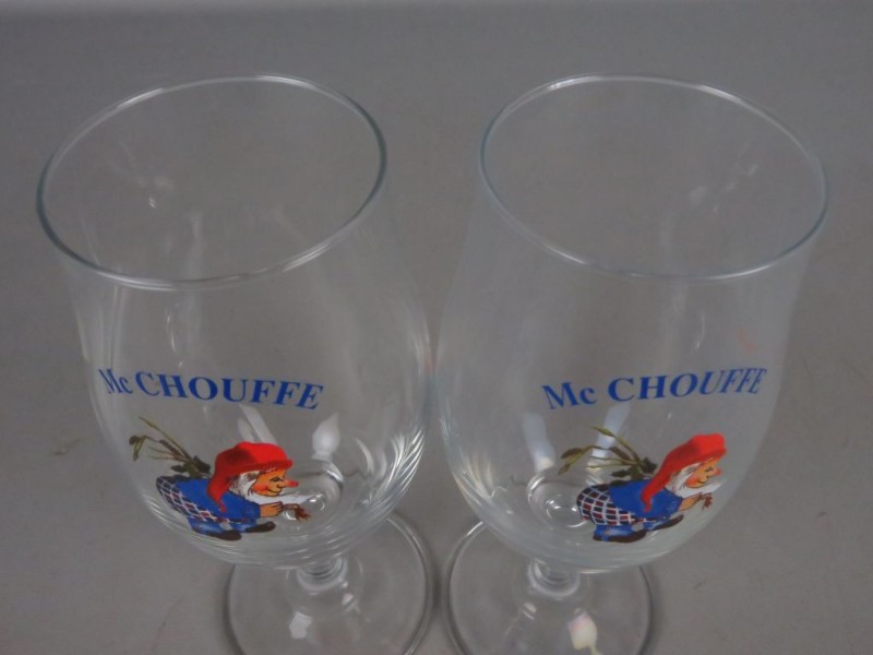 2 Mc Chouffe glazen 25cl