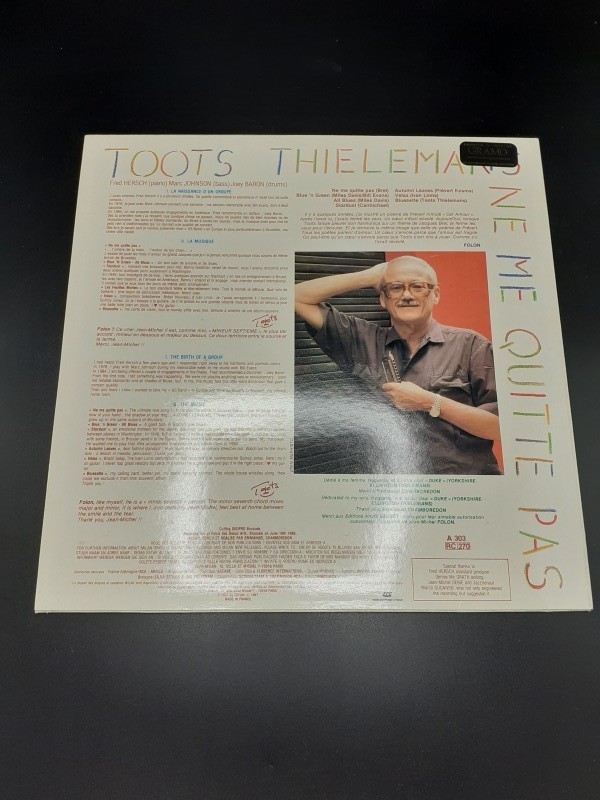 2 LP's Toots Thielemans (1 gesigneerd)