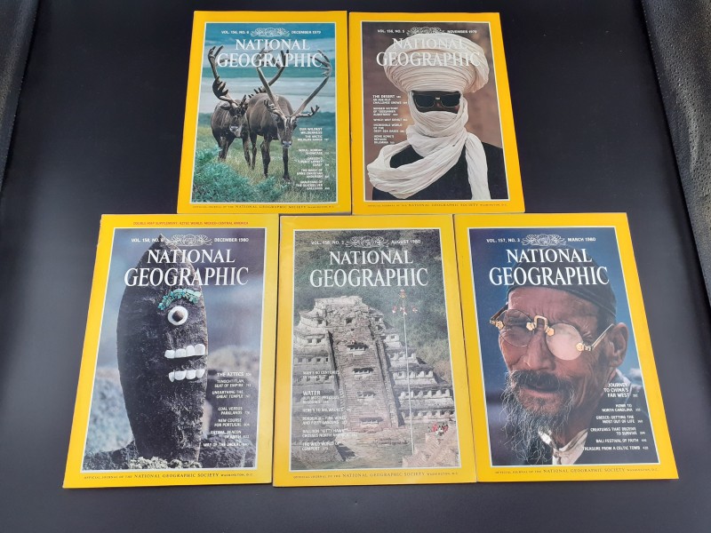 National Geographic magazines 1979-1980 (pakket 1)