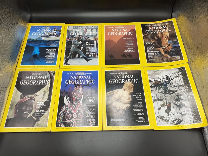 National Geographic magazines 1982-1983 (pakket 3)