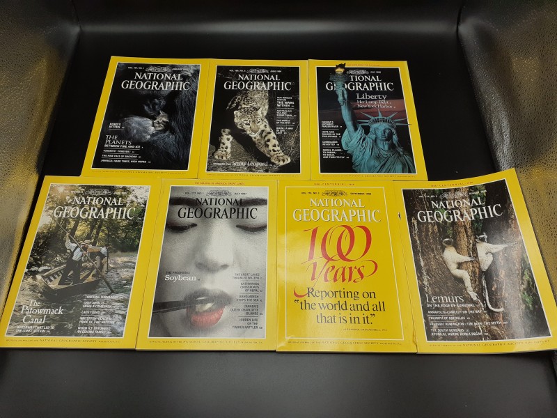 National Geographic magazines 1985-1988 (pakket 5)
