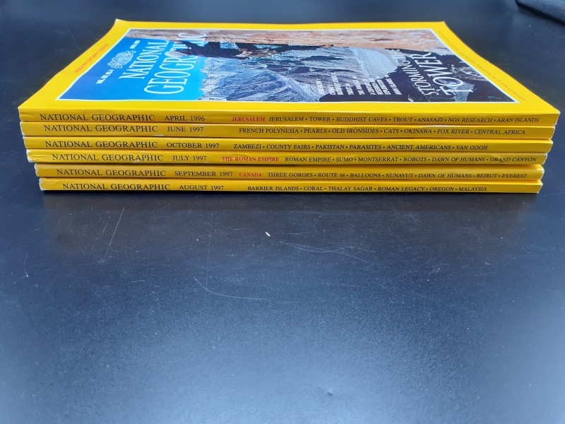 National Geographic magazines 1996-1997 (pakket 11)