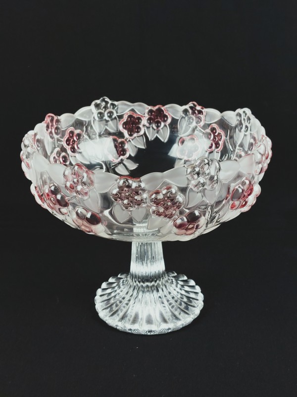 Waltherglas cherry crystal blossom bowl