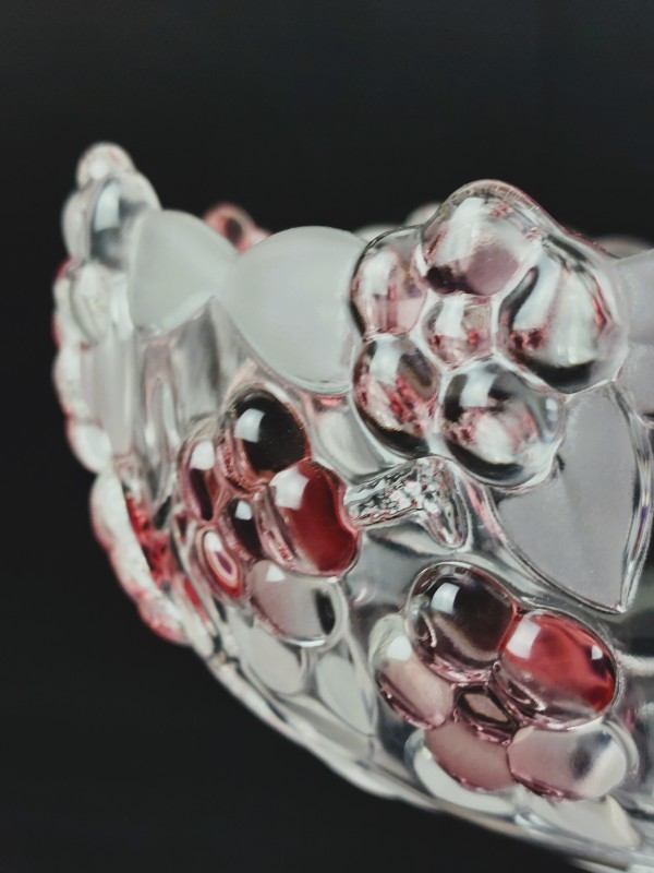 Waltherglas cherry crystal blossom bowl