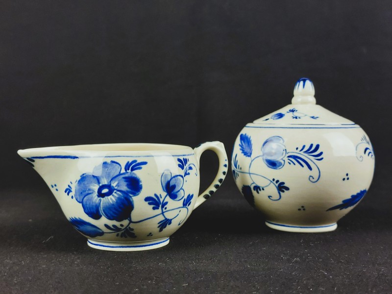 Vintage Delfts Blauw koffie serviesset