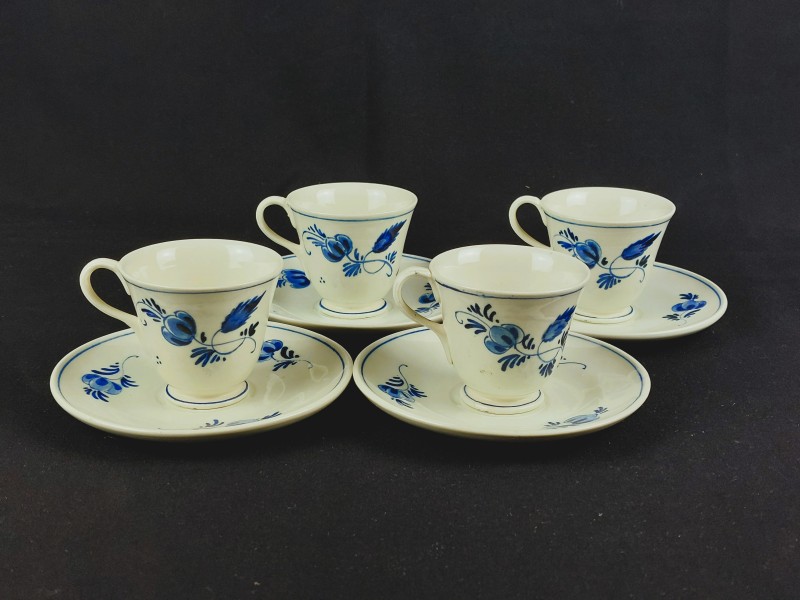 Vintage Delfts Blauw koffie serviesset