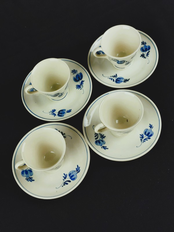 Vintage Delfts Blauw koffie serviesset