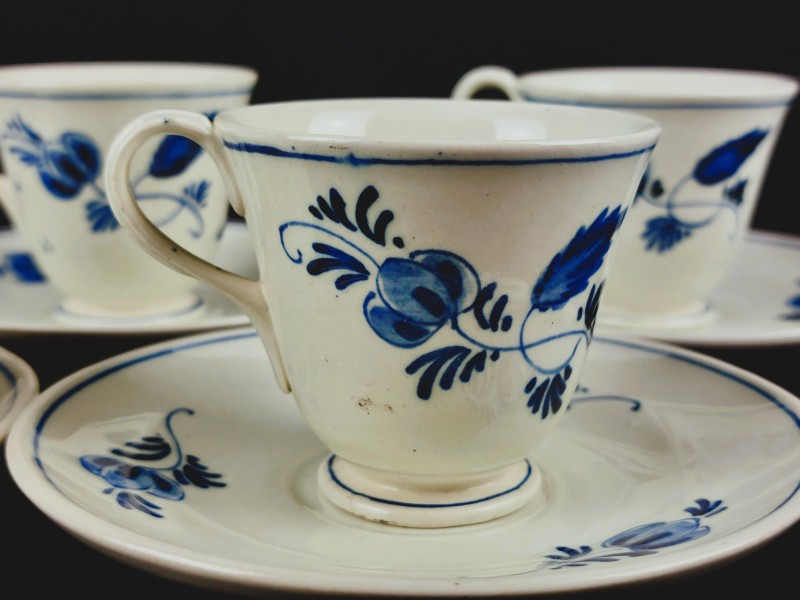 Vintage Delfts Blauw koffie serviesset