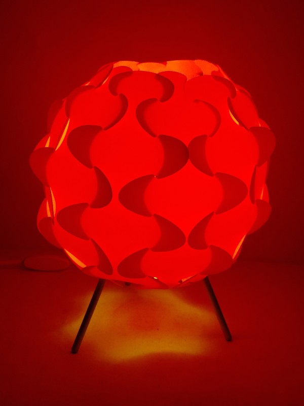 Oranje lamp IKEA