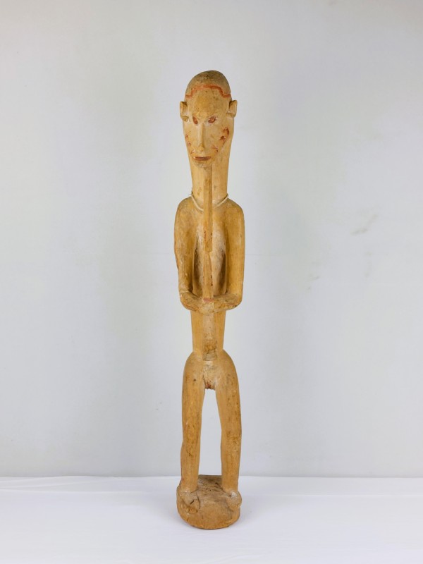 Asmat gesneden houten cultfiguur