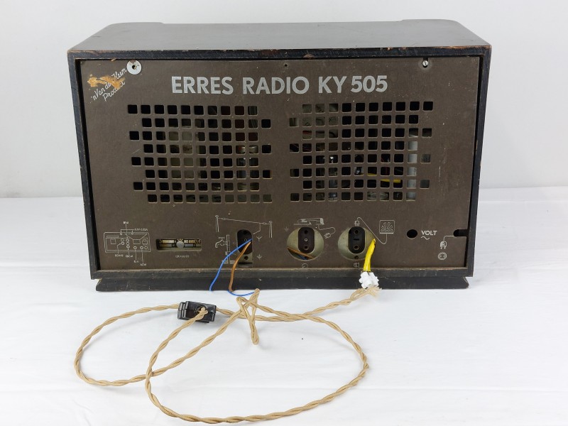 antieke radio model ERRES  KY 505 ontvangtoestel