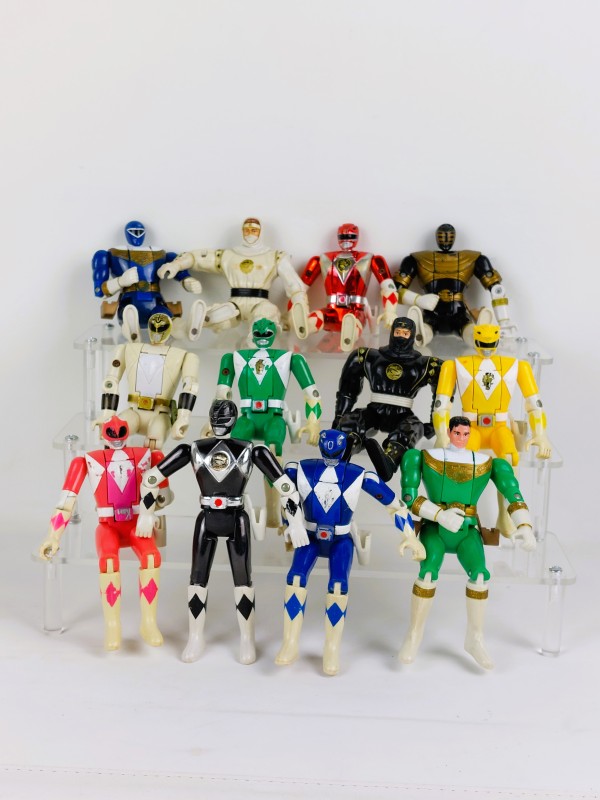 12 Actiefiguren: Original Mighty Morphin, Power Rangers, 1993