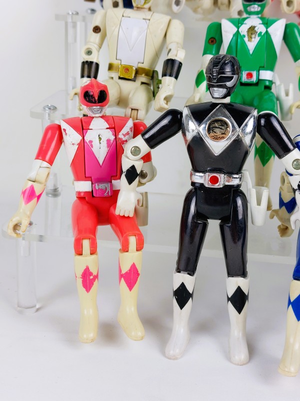 12 Actiefiguren: Original Mighty Morphin, Power Rangers, 1993