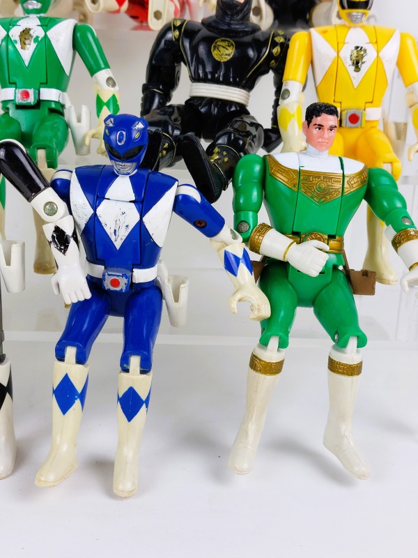 12 Actiefiguren: Original Mighty Morphin, Power Rangers, 1993