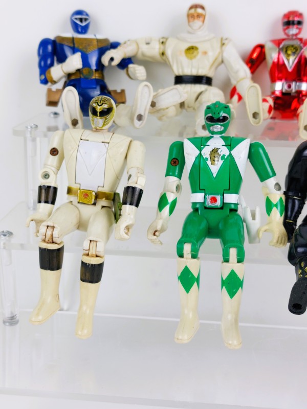 12 Actiefiguren: Original Mighty Morphin, Power Rangers, 1993