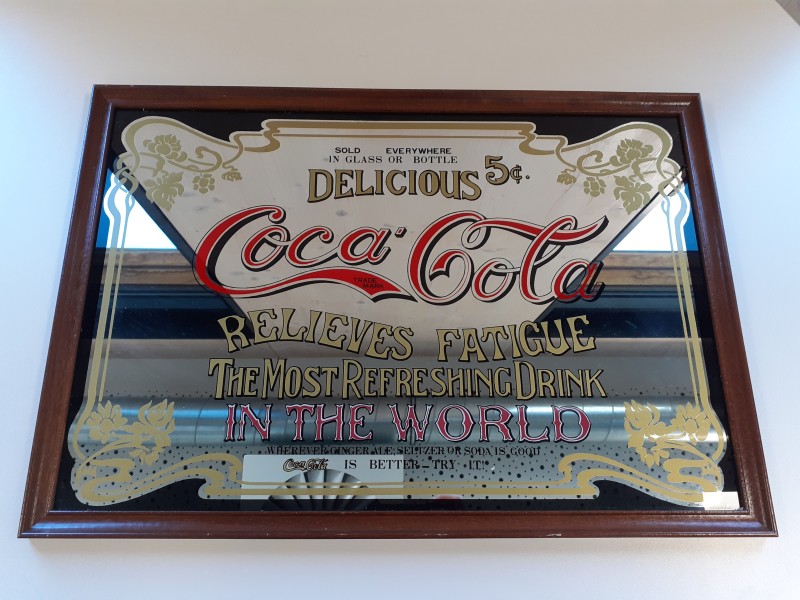 Vintage Coca Cola spiegel