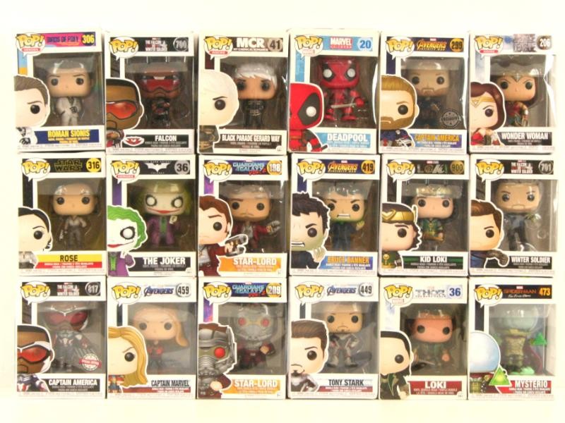 Lot/ aanvulling Collectie Funko Pop! (18) (in de originele verpakking)