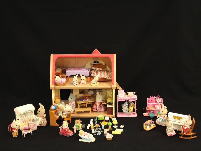 Original Sylvanian House gevuld met Sylvanian Families®-accessoires