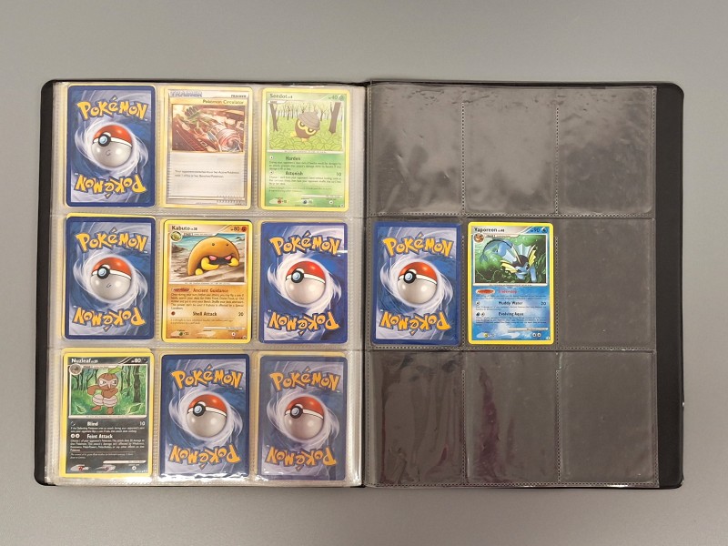 Album met Pokémon kaarten